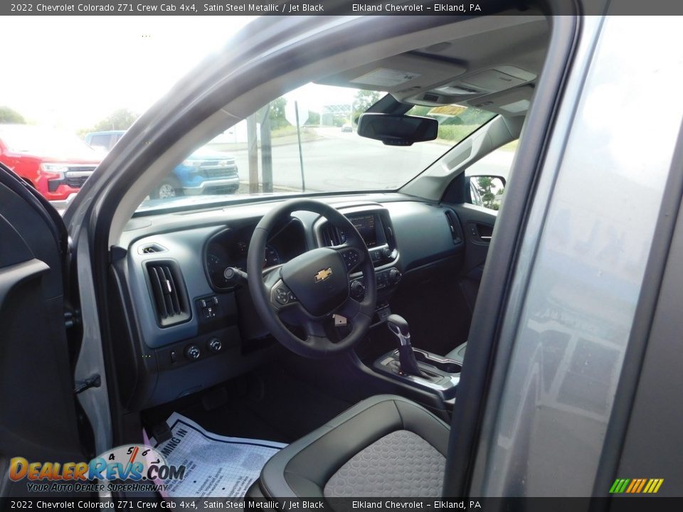 2022 Chevrolet Colorado Z71 Crew Cab 4x4 Satin Steel Metallic / Jet Black Photo #13