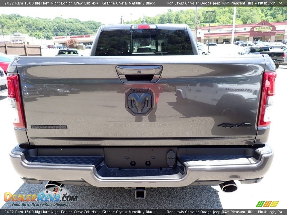 2022 Ram 1500 Big Horn Night Edition Crew Cab 4x4 Granite Crystal Metallic / Black Photo #4
