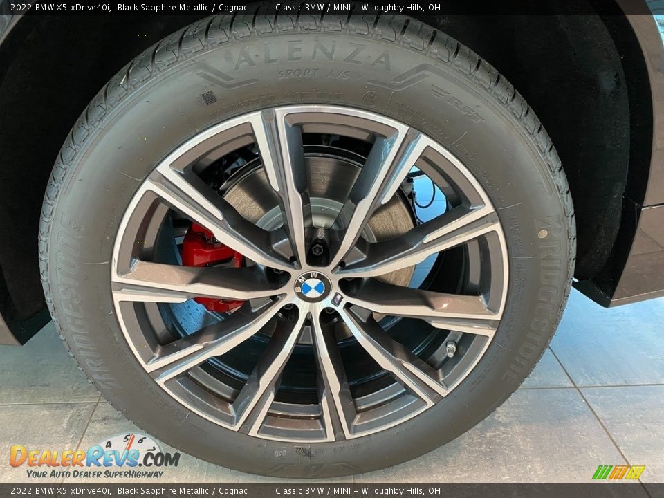 2022 BMW X5 xDrive40i Black Sapphire Metallic / Cognac Photo #3
