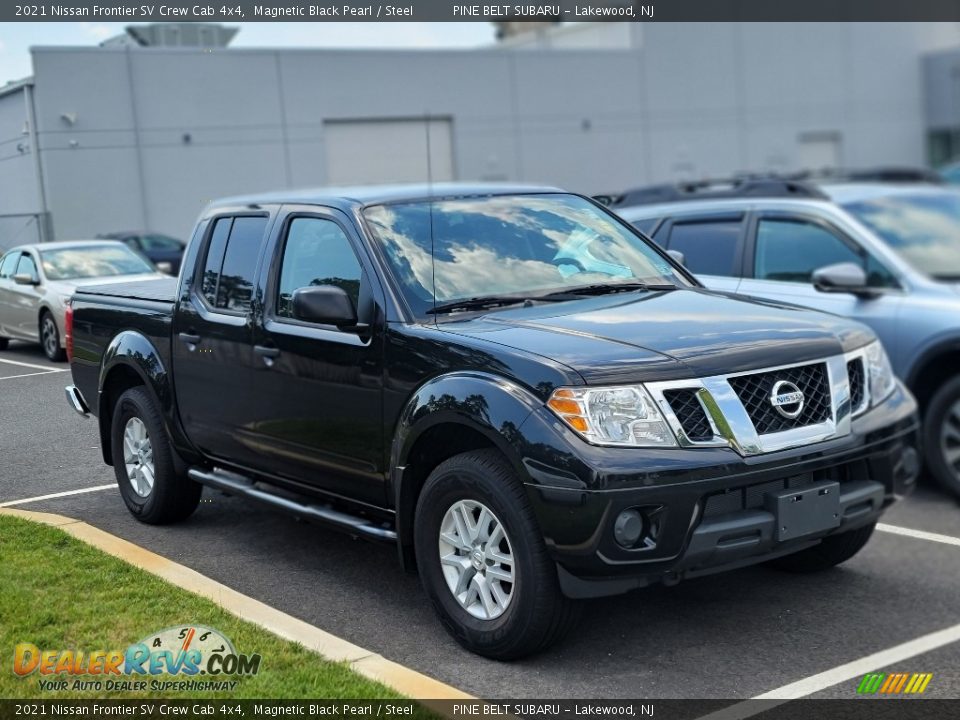 2021 Nissan Frontier SV Crew Cab 4x4 Magnetic Black Pearl / Steel Photo #3