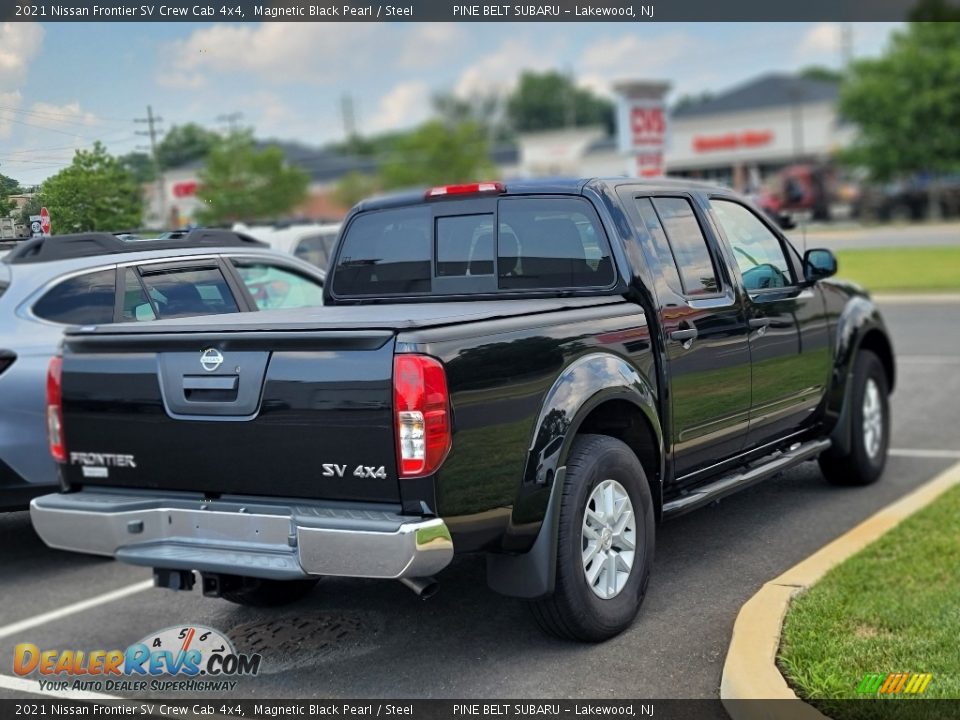 2021 Nissan Frontier SV Crew Cab 4x4 Magnetic Black Pearl / Steel Photo #6