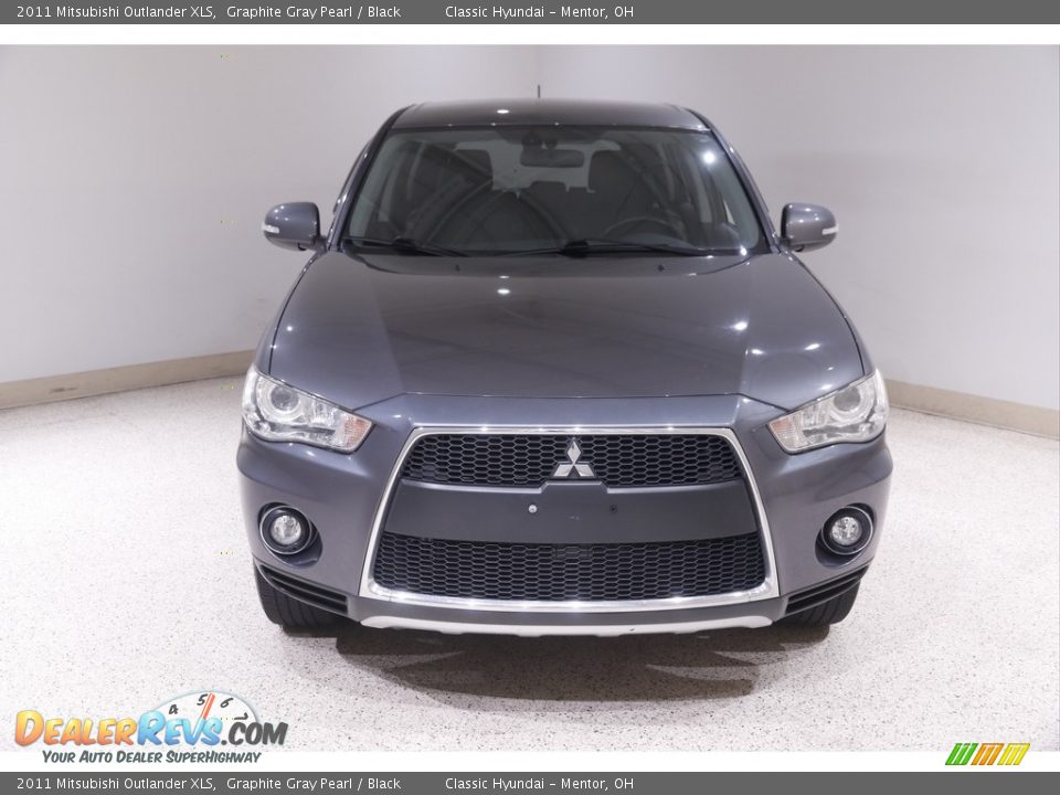 2011 Mitsubishi Outlander XLS Graphite Gray Pearl / Black Photo #2