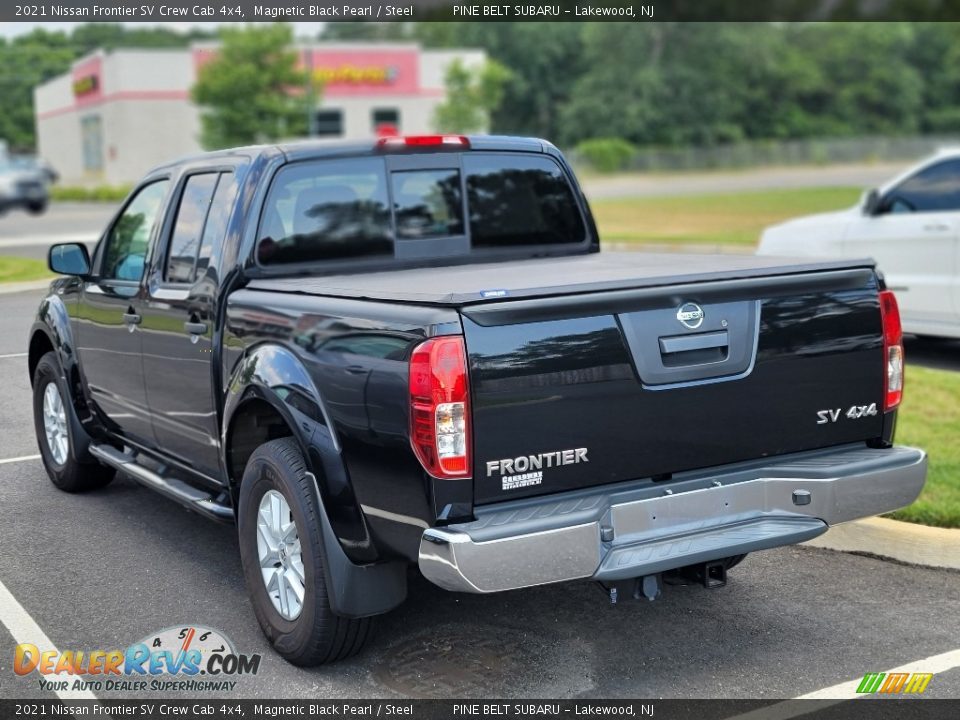 2021 Nissan Frontier SV Crew Cab 4x4 Magnetic Black Pearl / Steel Photo #8