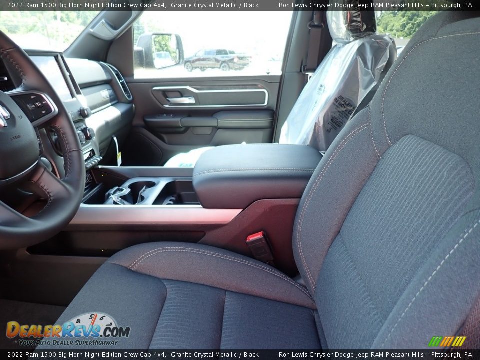 2022 Ram 1500 Big Horn Night Edition Crew Cab 4x4 Granite Crystal Metallic / Black Photo #10