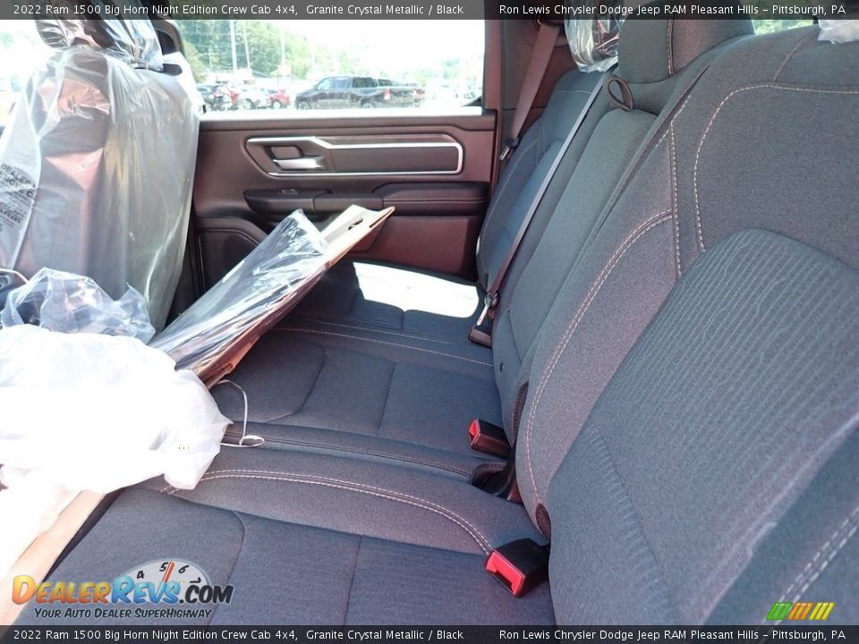 2022 Ram 1500 Big Horn Night Edition Crew Cab 4x4 Granite Crystal Metallic / Black Photo #11
