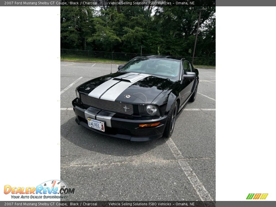 2007 Ford Mustang Shelby GT Coupe Black / Charcoal Photo #2