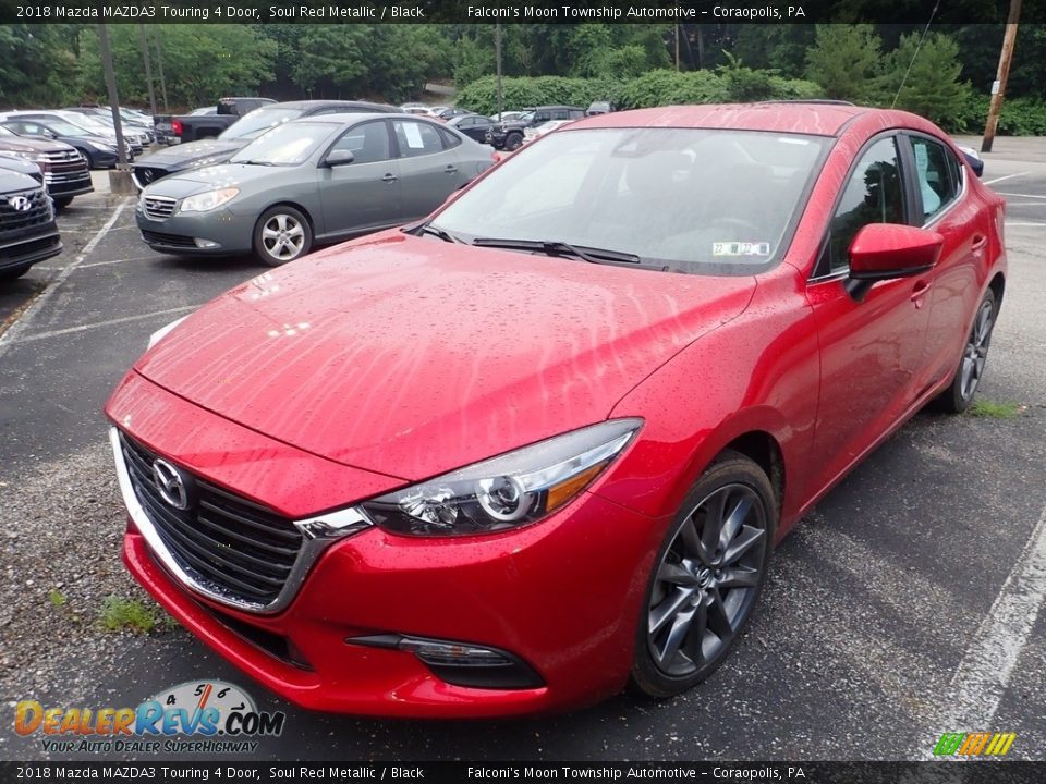 2018 Mazda MAZDA3 Touring 4 Door Soul Red Metallic / Black Photo #1