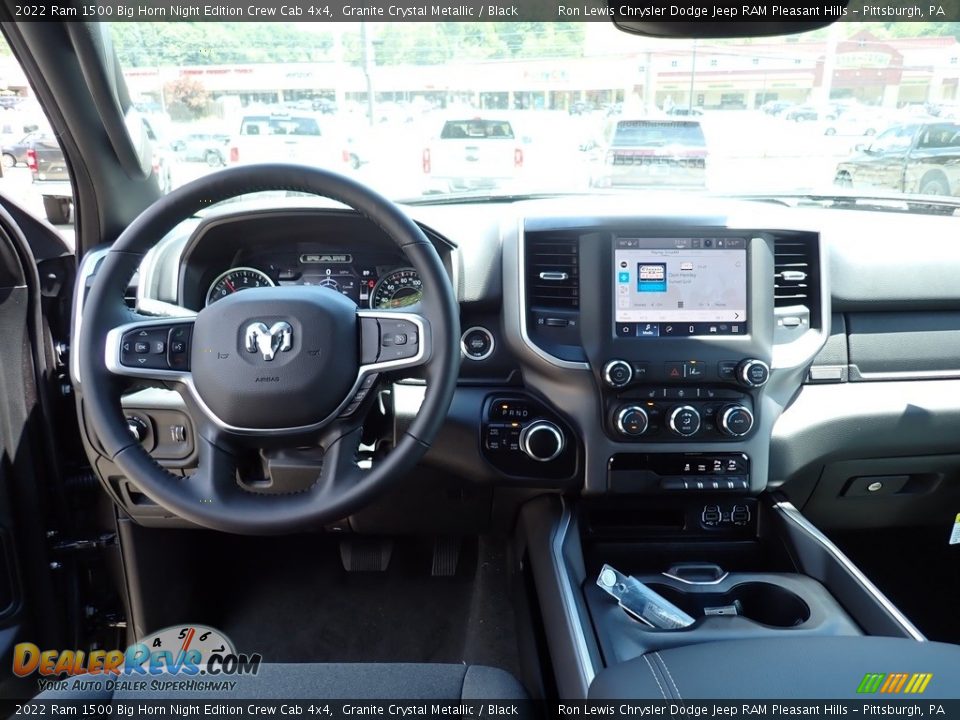 2022 Ram 1500 Big Horn Night Edition Crew Cab 4x4 Granite Crystal Metallic / Black Photo #13