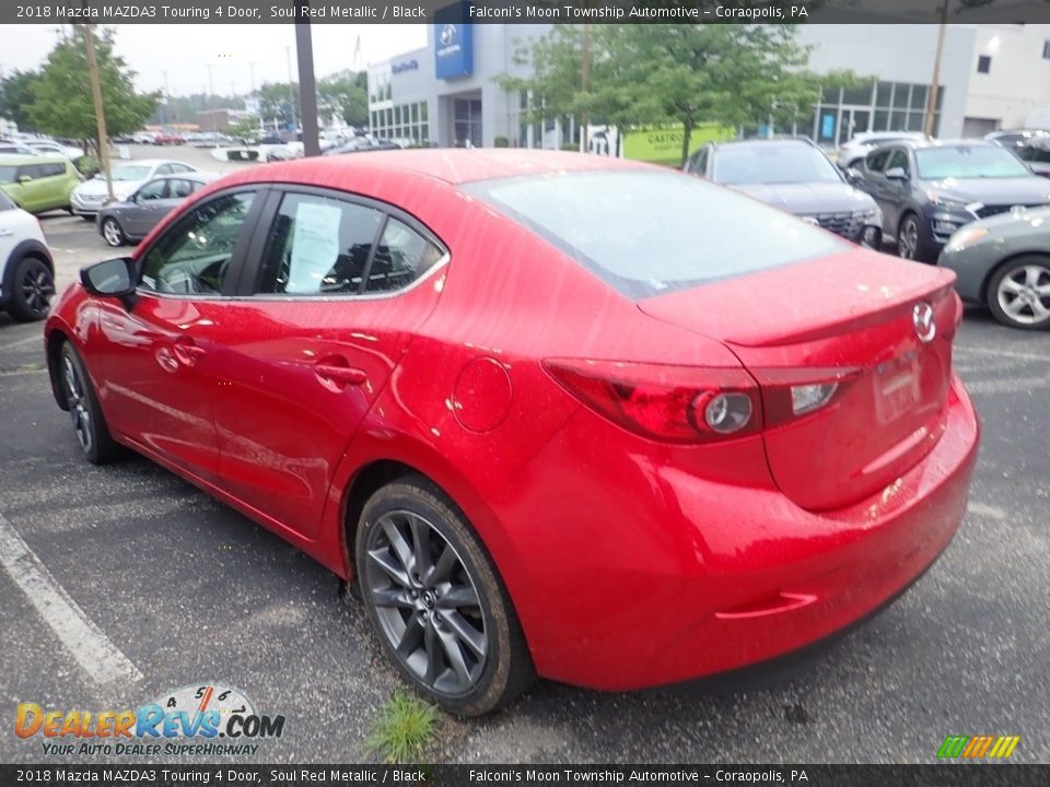 2018 Mazda MAZDA3 Touring 4 Door Soul Red Metallic / Black Photo #2