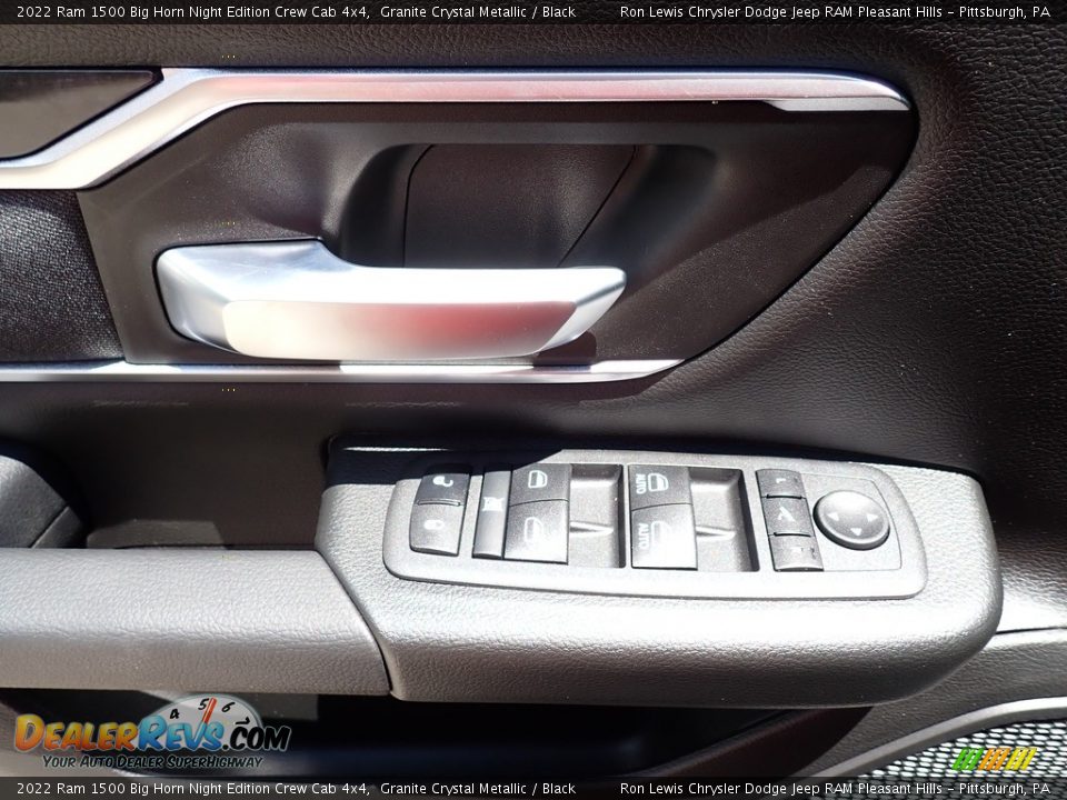 2022 Ram 1500 Big Horn Night Edition Crew Cab 4x4 Granite Crystal Metallic / Black Photo #14