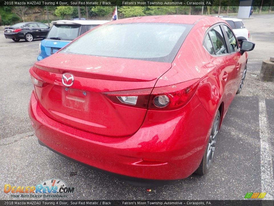 2018 Mazda MAZDA3 Touring 4 Door Soul Red Metallic / Black Photo #4