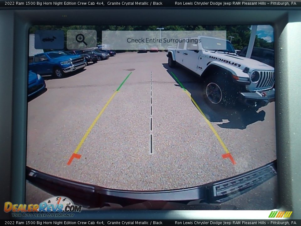 2022 Ram 1500 Big Horn Night Edition Crew Cab 4x4 Granite Crystal Metallic / Black Photo #19
