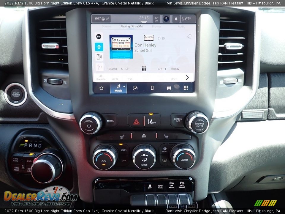 2022 Ram 1500 Big Horn Night Edition Crew Cab 4x4 Granite Crystal Metallic / Black Photo #20