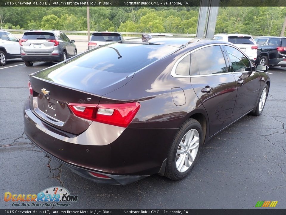 2016 Chevrolet Malibu LT Autumn Bronze Metallic / Jet Black Photo #5