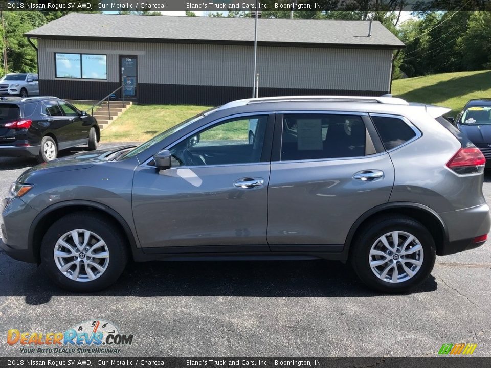 2018 Nissan Rogue SV AWD Gun Metallic / Charcoal Photo #1