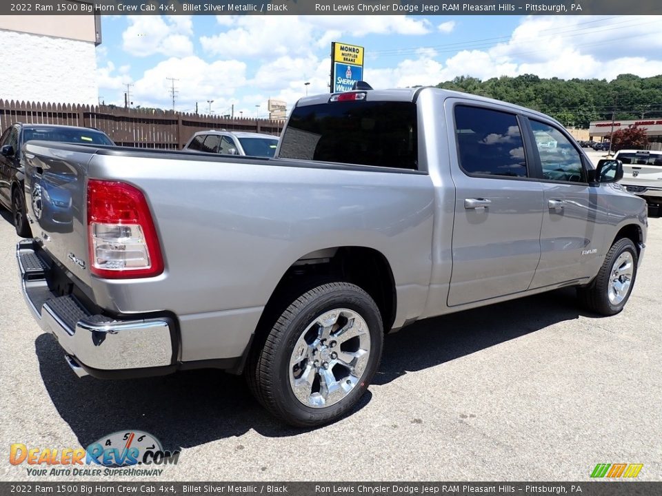 2022 Ram 1500 Big Horn Crew Cab 4x4 Billet Silver Metallic / Black Photo #5