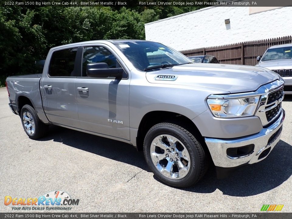 2022 Ram 1500 Big Horn Crew Cab 4x4 Billet Silver Metallic / Black Photo #7