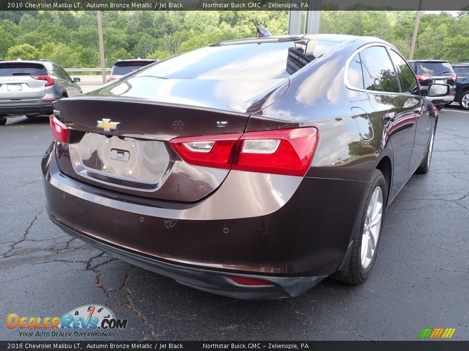 2016 Chevrolet Malibu LT Autumn Bronze Metallic / Jet Black Photo #11