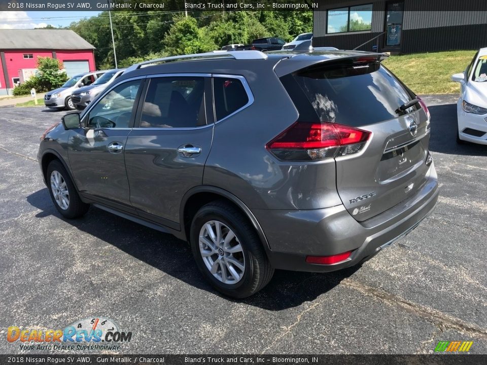 2018 Nissan Rogue SV AWD Gun Metallic / Charcoal Photo #9