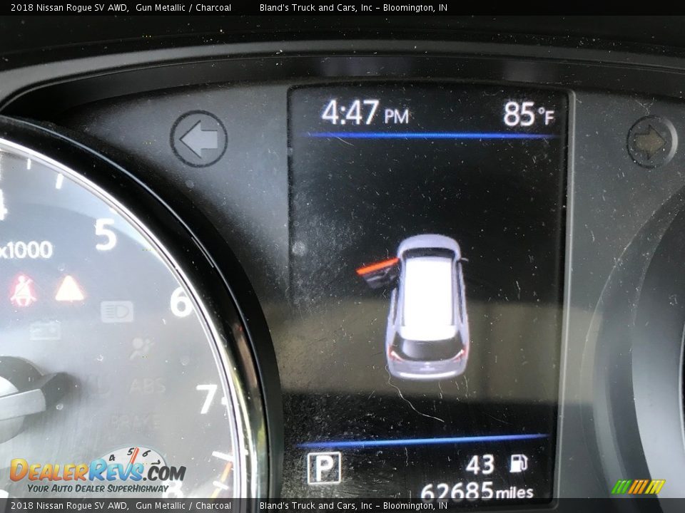 2018 Nissan Rogue SV AWD Gun Metallic / Charcoal Photo #16