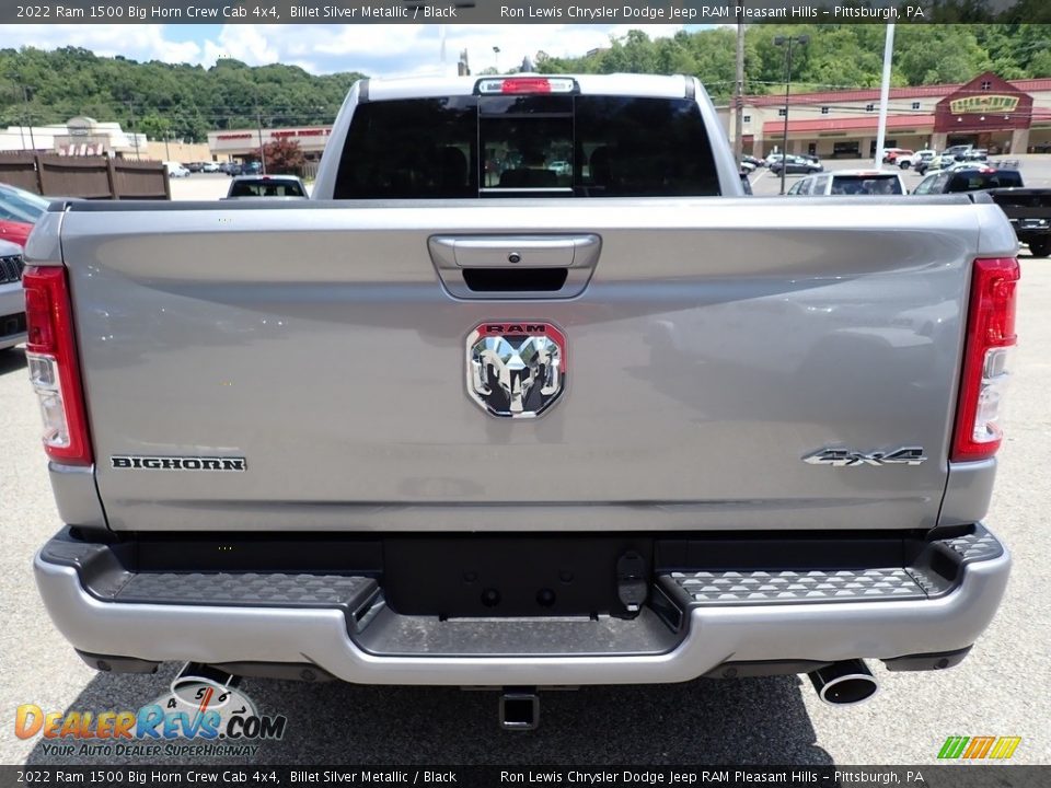 2022 Ram 1500 Big Horn Crew Cab 4x4 Billet Silver Metallic / Black Photo #4