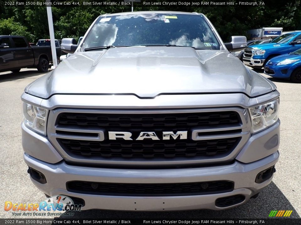 2022 Ram 1500 Big Horn Crew Cab 4x4 Billet Silver Metallic / Black Photo #8