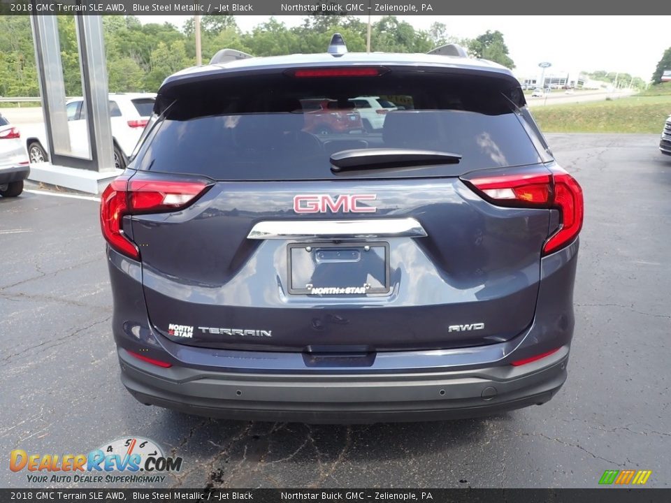 2018 GMC Terrain SLE AWD Blue Steel Metallic / ­Jet Black Photo #5