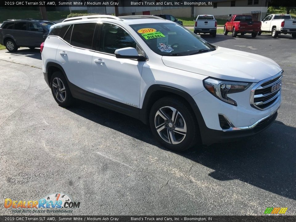 2019 GMC Terrain SLT AWD Summit White / Medium Ash Gray Photo #4