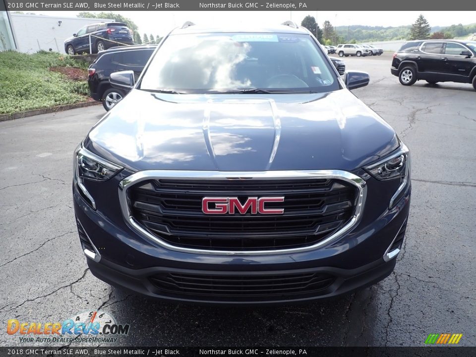 2018 GMC Terrain SLE AWD Blue Steel Metallic / ­Jet Black Photo #11