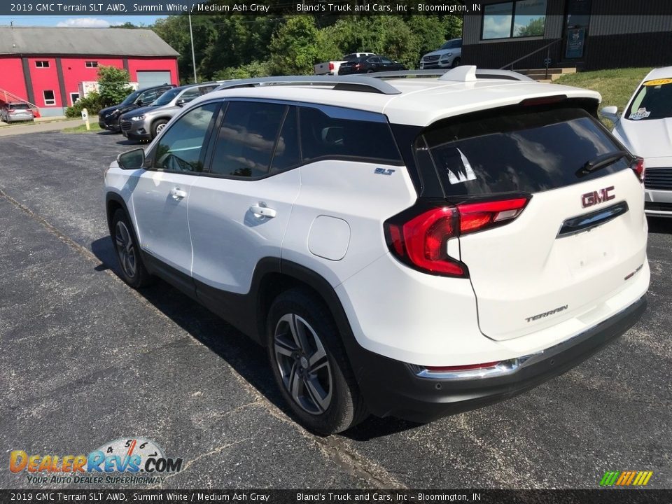 2019 GMC Terrain SLT AWD Summit White / Medium Ash Gray Photo #10