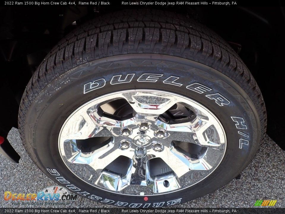 2022 Ram 1500 Big Horn Crew Cab 4x4 Flame Red / Black Photo #9