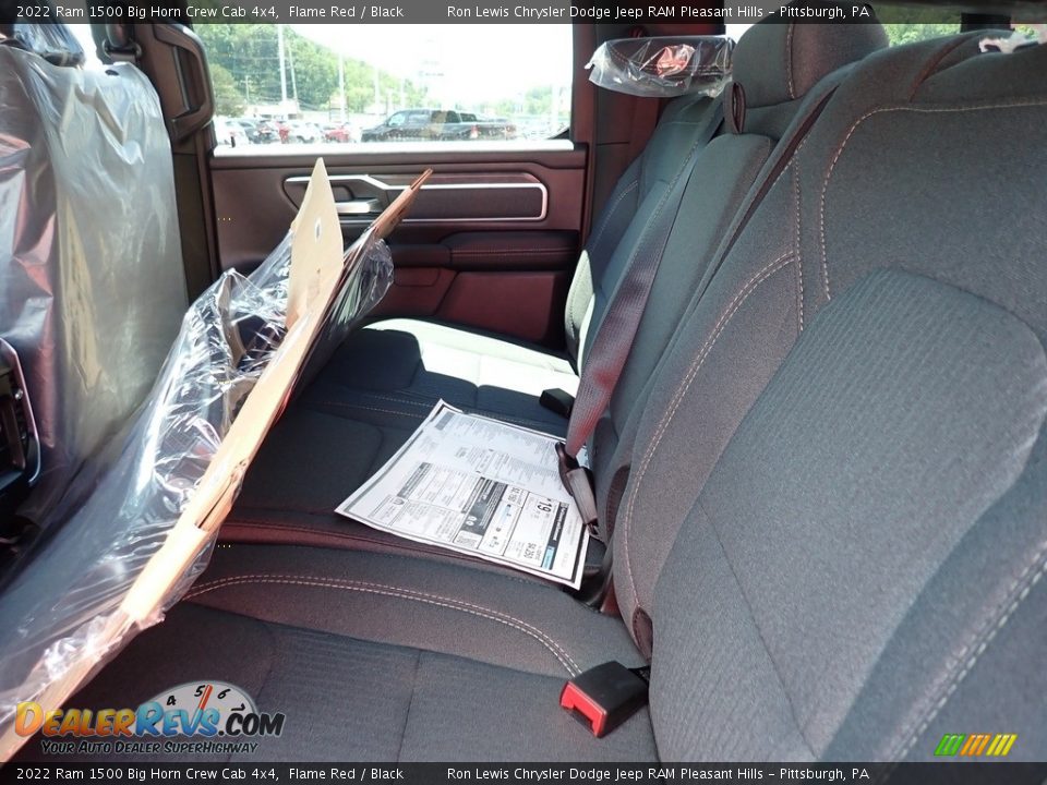 2022 Ram 1500 Big Horn Crew Cab 4x4 Flame Red / Black Photo #11