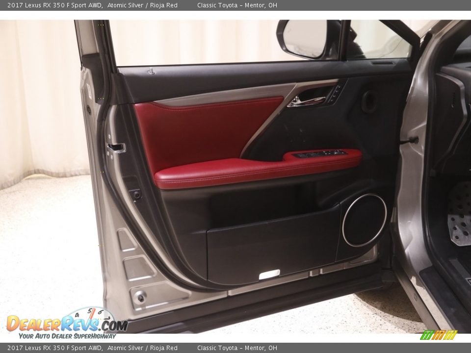 2017 Lexus RX 350 F Sport AWD Atomic Silver / Rioja Red Photo #4