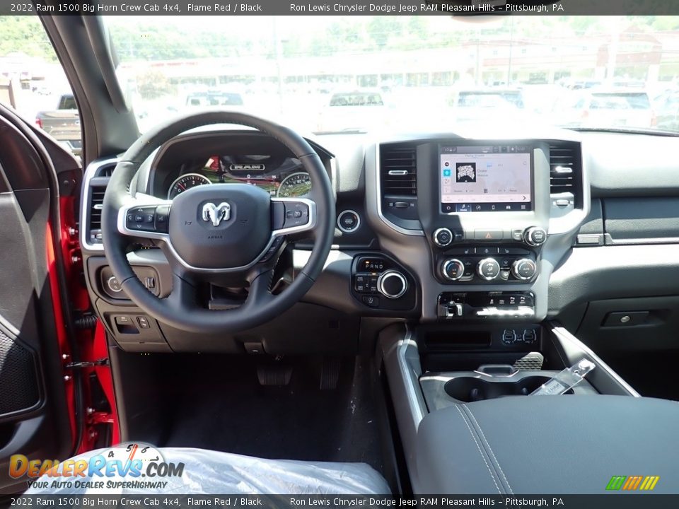 2022 Ram 1500 Big Horn Crew Cab 4x4 Flame Red / Black Photo #13