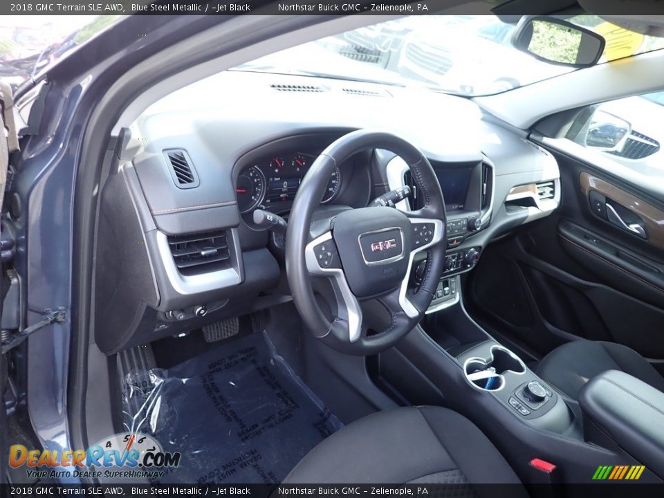 2018 GMC Terrain SLE AWD Blue Steel Metallic / ­Jet Black Photo #29