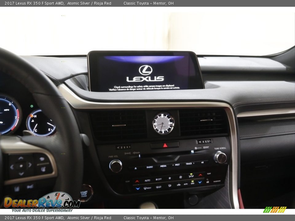 2017 Lexus RX 350 F Sport AWD Atomic Silver / Rioja Red Photo #9