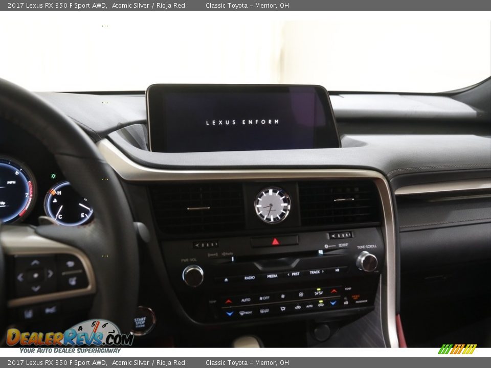2017 Lexus RX 350 F Sport AWD Atomic Silver / Rioja Red Photo #10