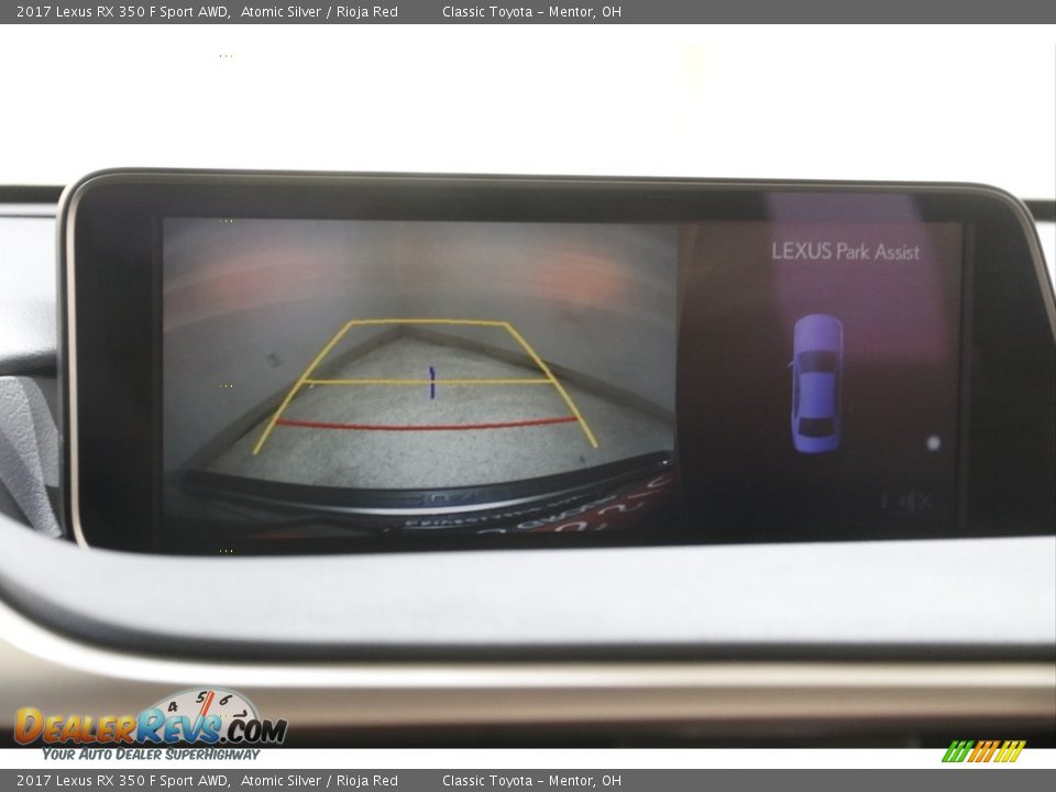 2017 Lexus RX 350 F Sport AWD Atomic Silver / Rioja Red Photo #15