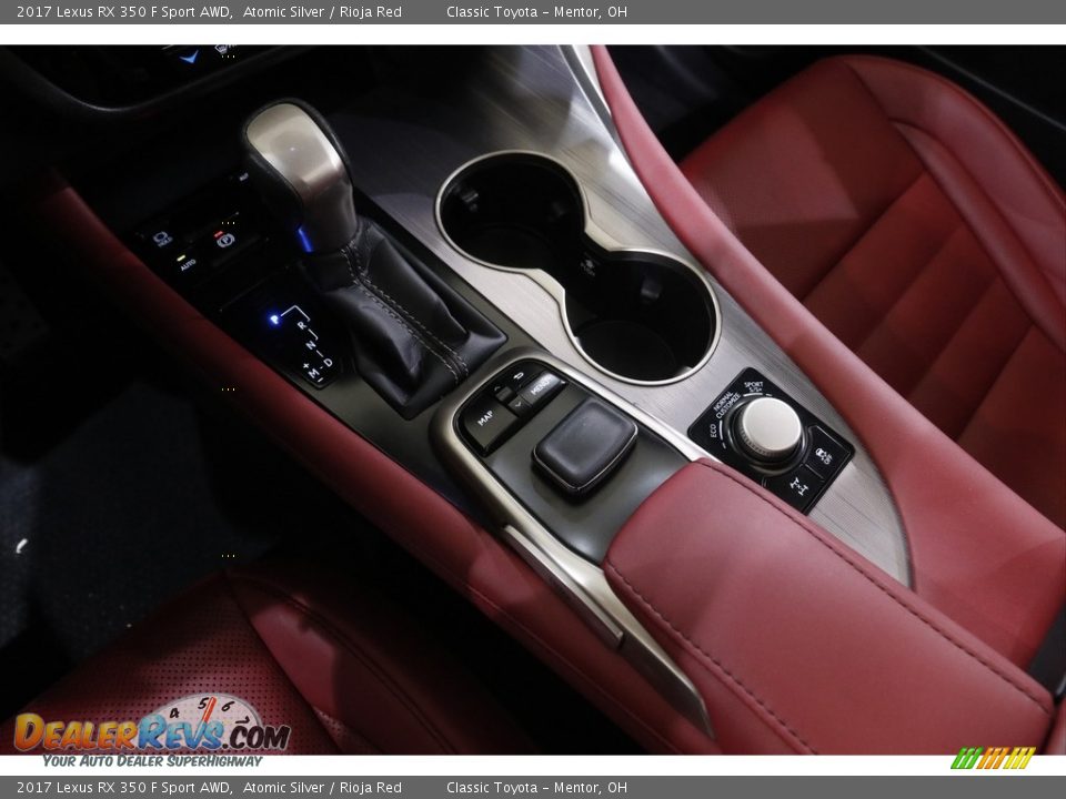2017 Lexus RX 350 F Sport AWD Atomic Silver / Rioja Red Photo #16
