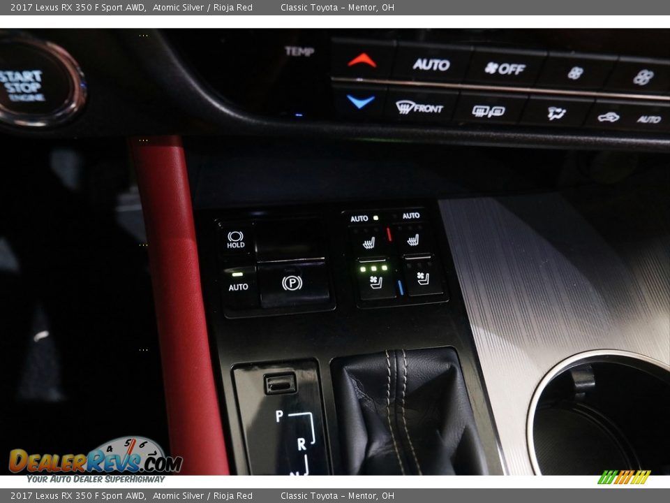 2017 Lexus RX 350 F Sport AWD Atomic Silver / Rioja Red Photo #18