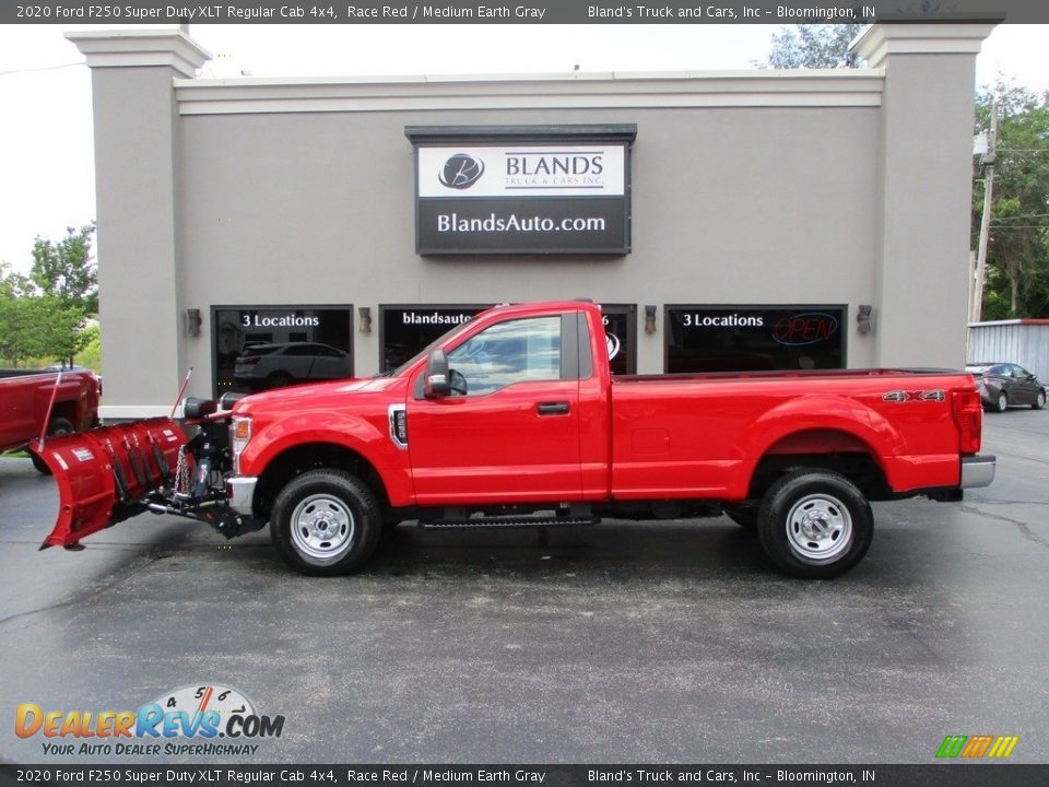 2020 Ford F250 Super Duty XLT Regular Cab 4x4 Race Red / Medium Earth Gray Photo #1