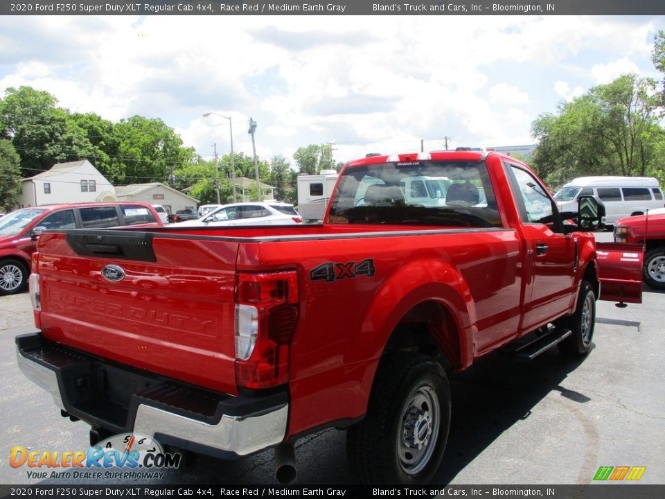 2020 Ford F250 Super Duty XLT Regular Cab 4x4 Race Red / Medium Earth Gray Photo #8