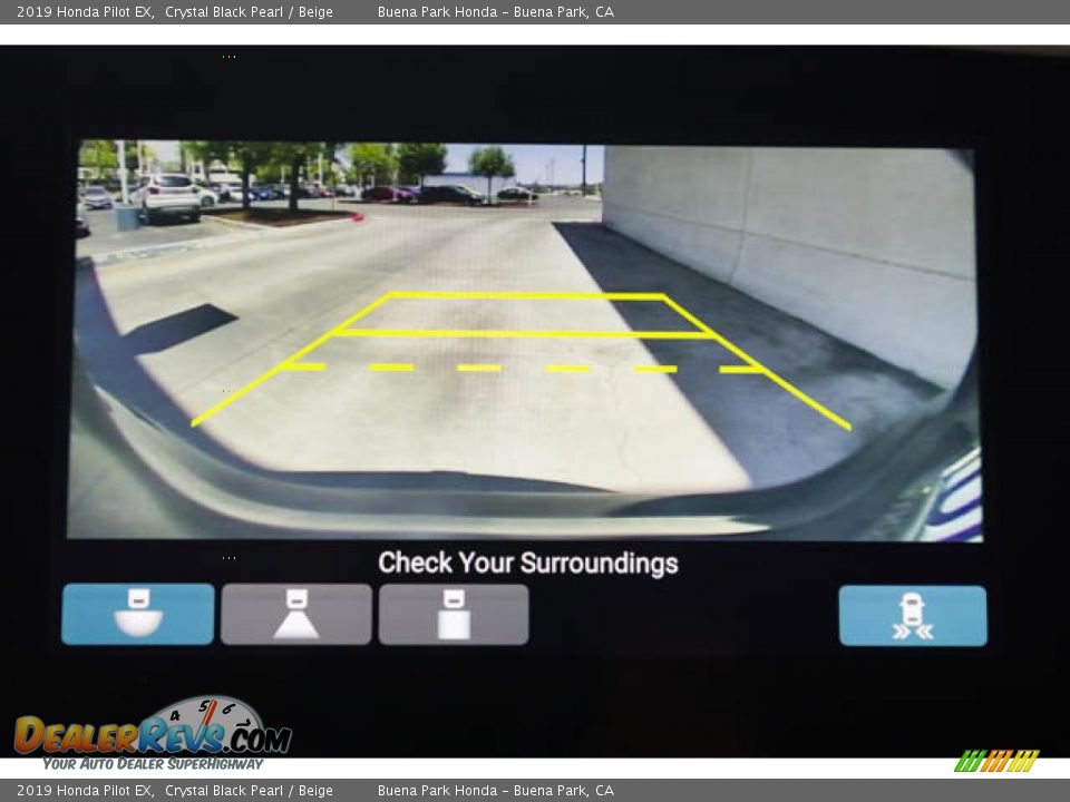 2019 Honda Pilot EX Crystal Black Pearl / Beige Photo #29