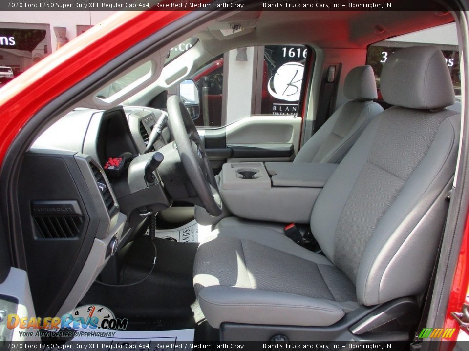 2020 Ford F250 Super Duty XLT Regular Cab 4x4 Race Red / Medium Earth Gray Photo #14