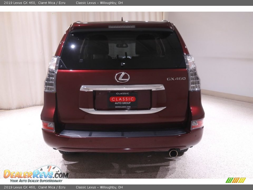 2019 Lexus GX 460 Claret Mica / Ecru Photo #18