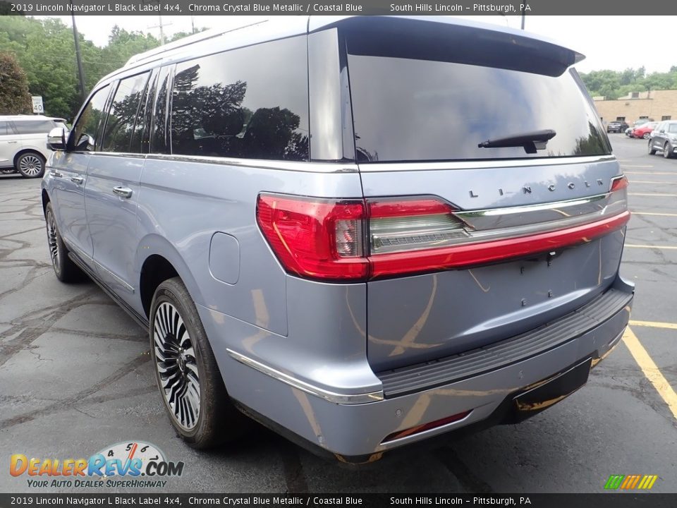 2019 Lincoln Navigator L Black Label 4x4 Chroma Crystal Blue Metallic / Coastal Blue Photo #2