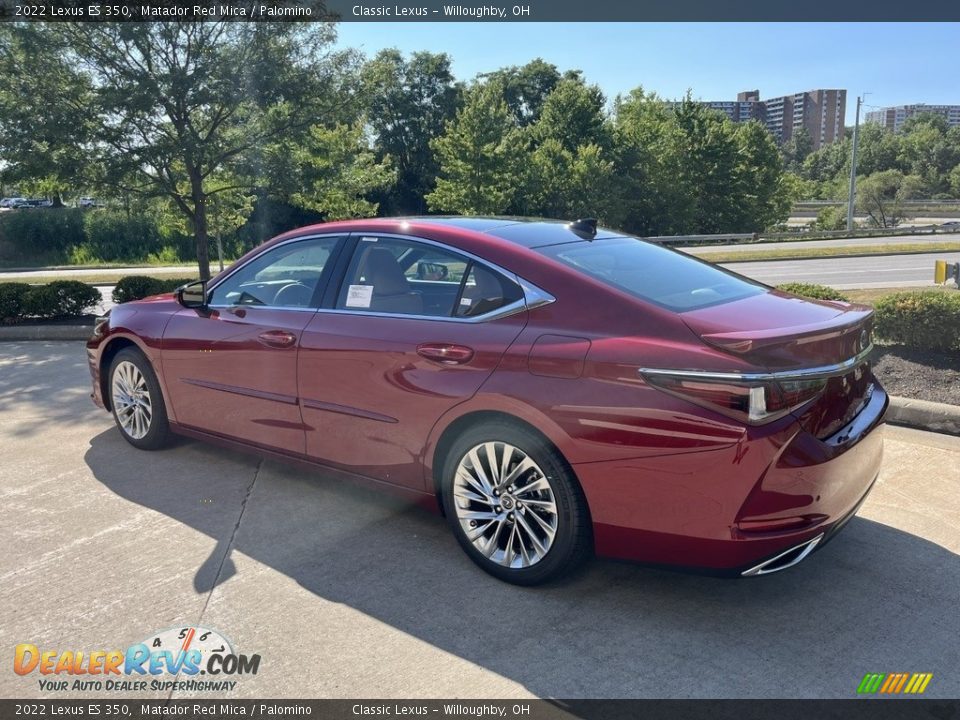 2022 Lexus ES 350 Matador Red Mica / Palomino Photo #4