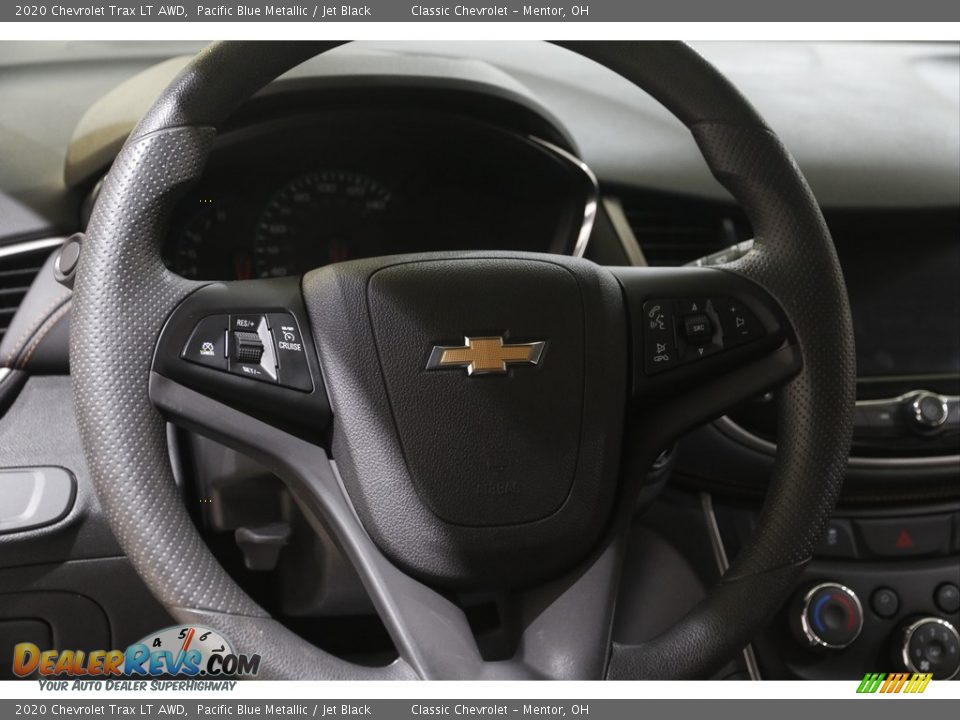 2020 Chevrolet Trax LT AWD Pacific Blue Metallic / Jet Black Photo #7