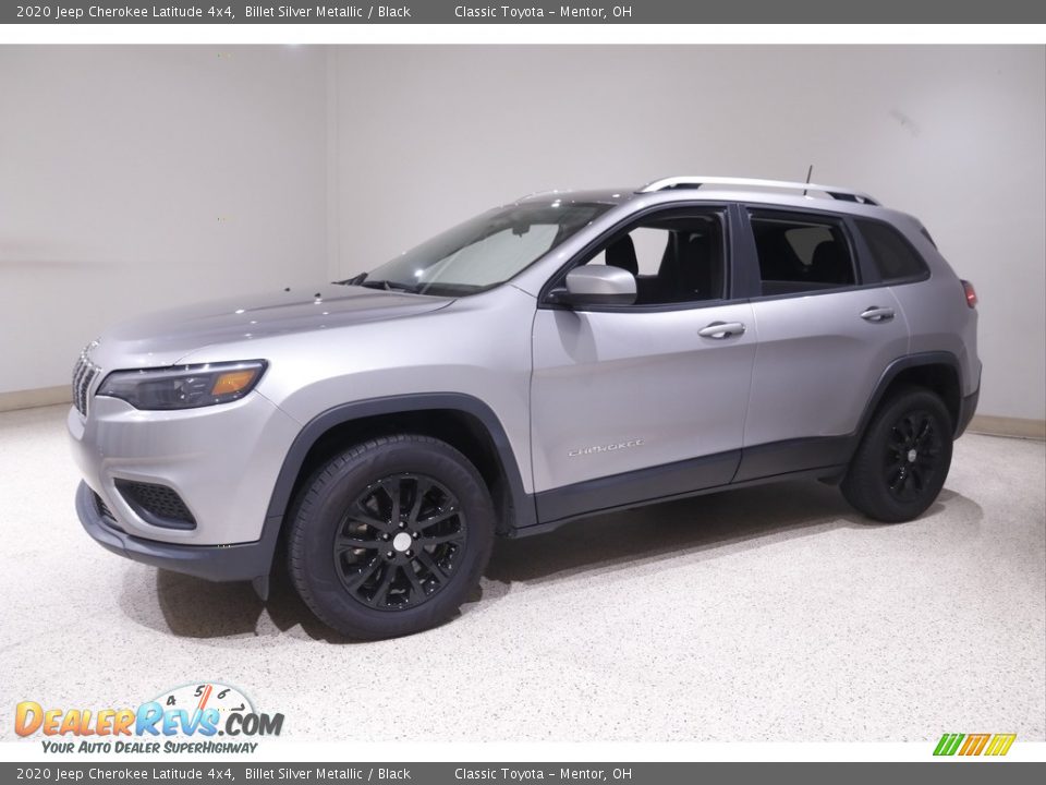 2020 Jeep Cherokee Latitude 4x4 Billet Silver Metallic / Black Photo #3