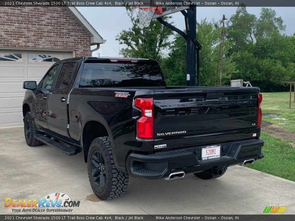 2021 Chevrolet Silverado 1500 LT Trail Boss Crew Cab 4x4 Black / Jet Black Photo #3